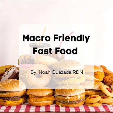 Macro friendly fast food. Things To Know About Macro friendly fast food. 